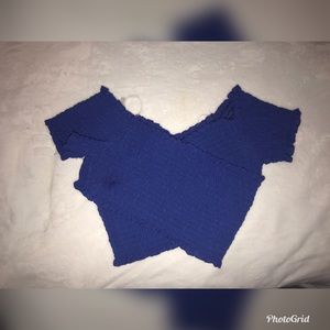 Blue Crop Top